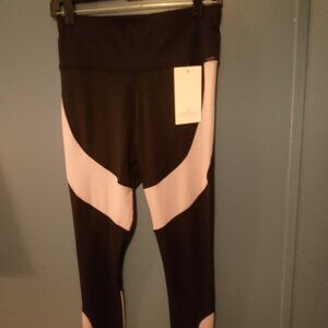 Women's legging Park leggings in black and pink